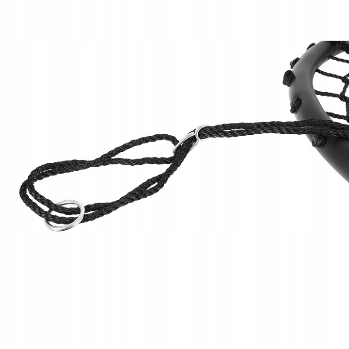 HUŚTAWKA OGRODOWA DLA DZIECI BOCIANIE GNIAZDO XXL 100CM 150KG DUŻA Długość siedziska 16 cm