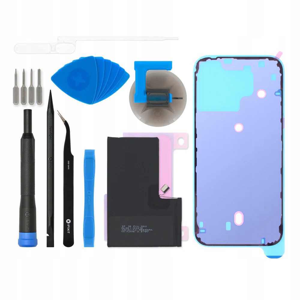 iPhone 16 Pro Max – nowa bateria zamienna replacement battery – iFixit