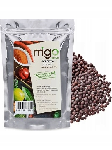 Levně 6 x MIGOgroup, Hořčice Černé zrno 500 g MIGogroup