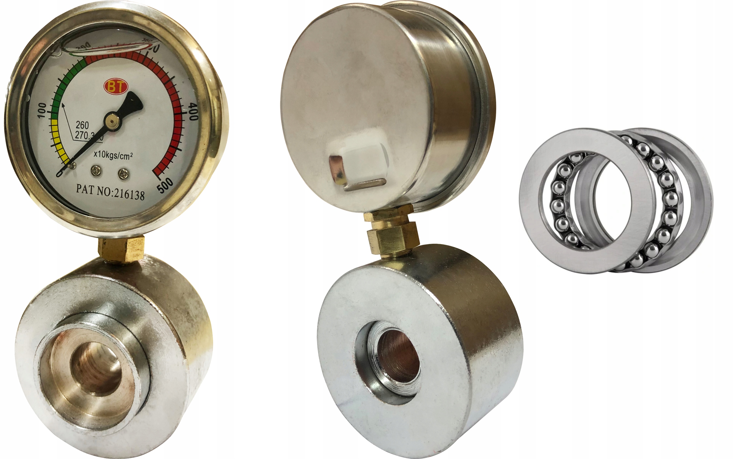 TENSOMETR ZEGAROWY POMIAR NAPRĘŻENIA PIŁ TAŚMOWYCH MANOMETR DO PRZEICNARKI Kod producenta TENSOMETR ZEGAROWY STILER