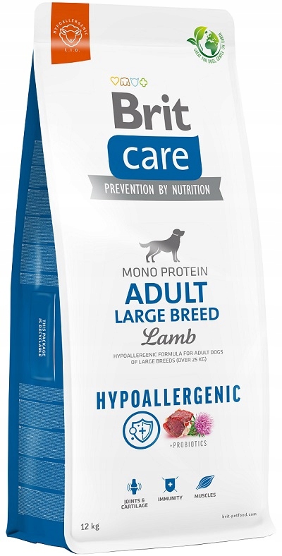 Brit Care Dog Hypoallergenic Adult Large Breed Lamb 12 Kg