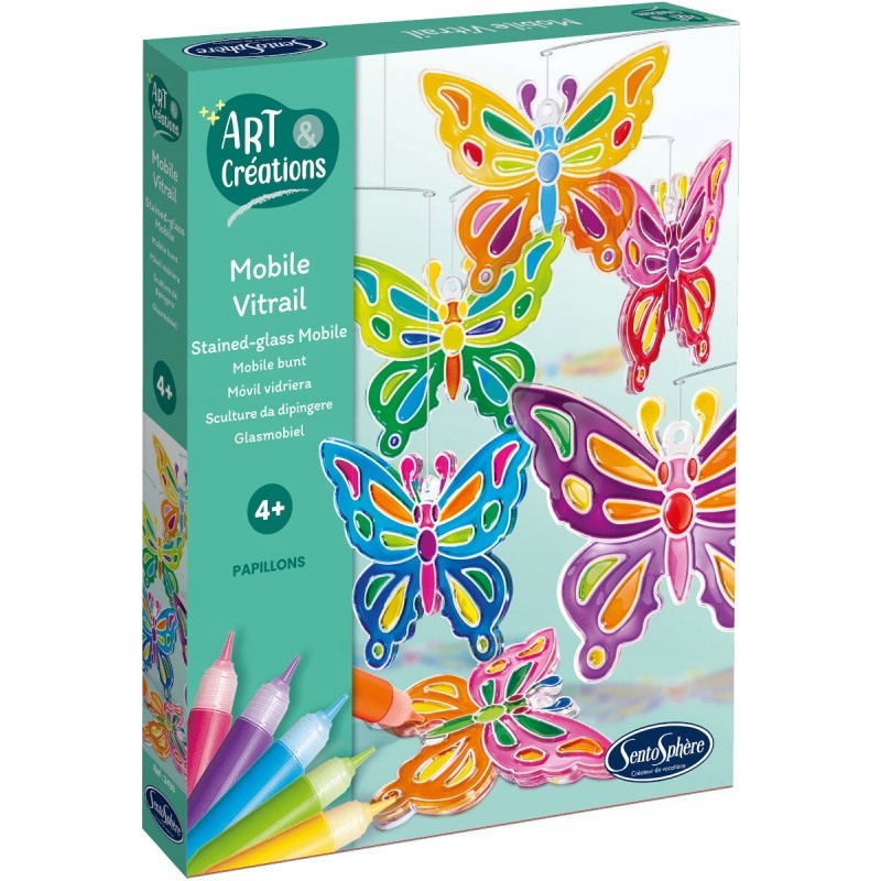 

Sentosphere: zestaw Art witraże Motyle mobil 2430