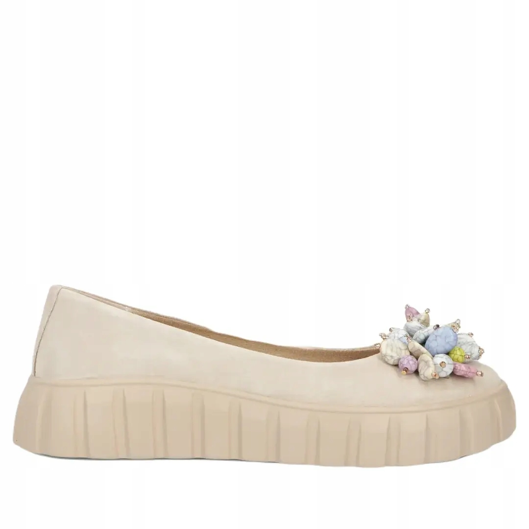 Dámské polobotky Filippo 6996/25 béžové velikost 36, Béžová