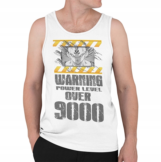 TANK TOP DRAGONBALL VEGETA WARNING