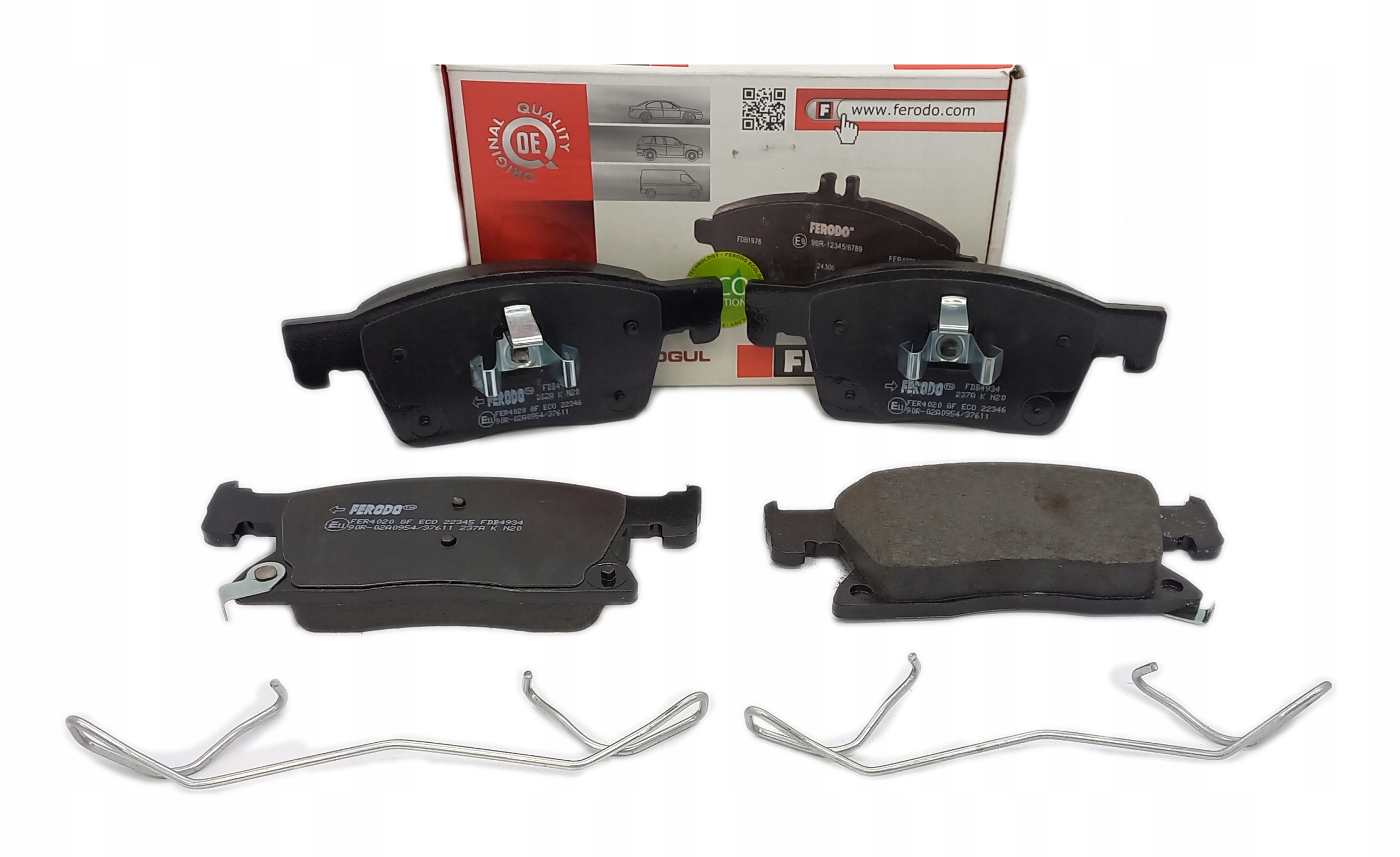 FDB4934 - Тормозные колодки оси передние OPEL ASTRA K B16 2015-