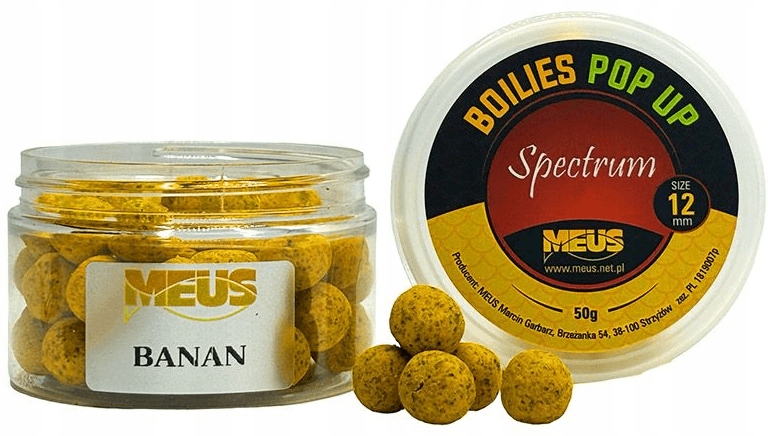 Kulki pływające Meus Pop Up Spectrum 12mm Banan