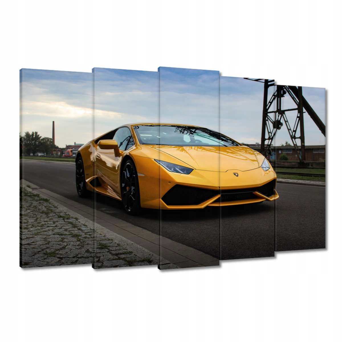 Obrazy 150x95 Žlutý sportovní automobil