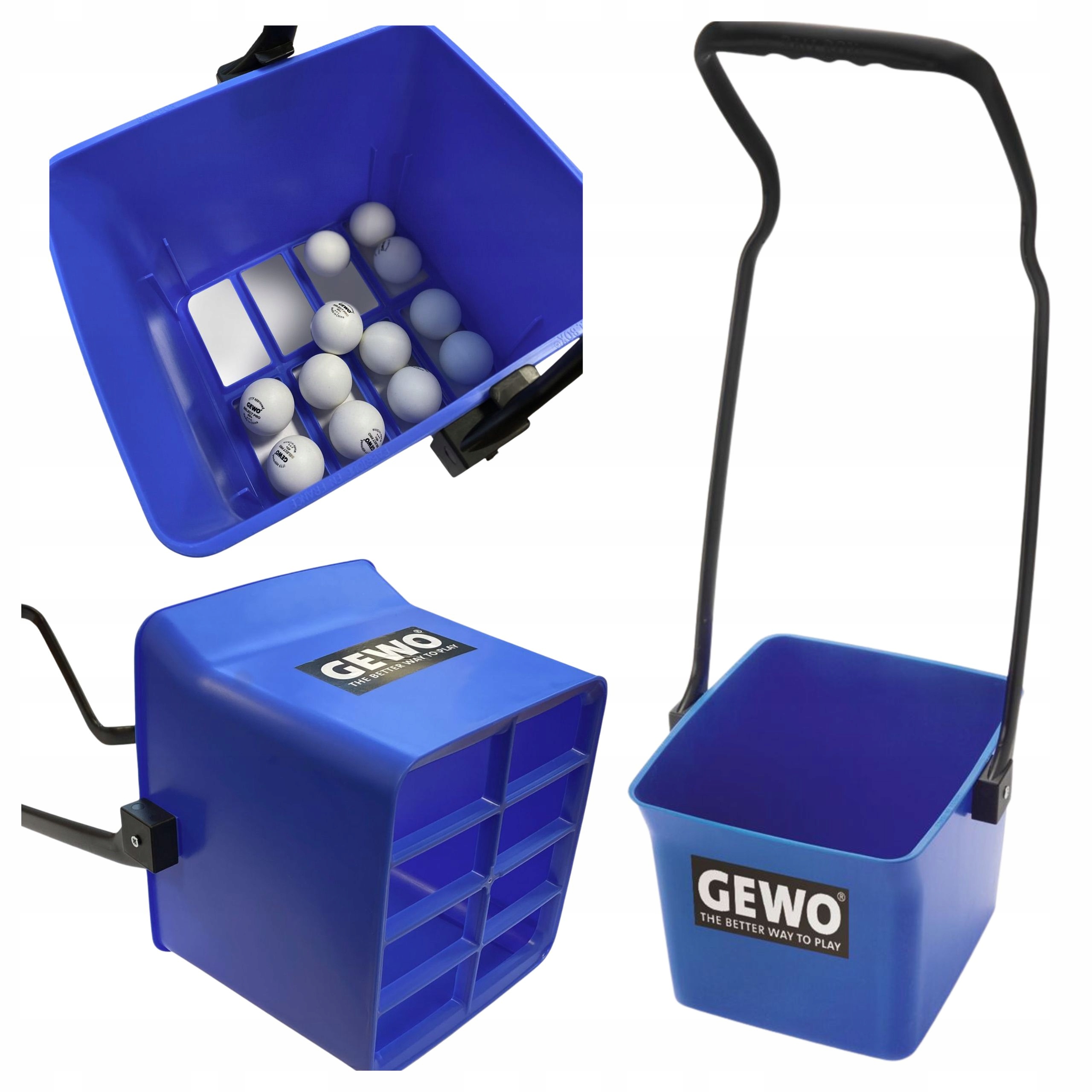 Zbierak Do Piłeczek Do Tenisa Stołowego Gewo Wiaderko Do Ping Ponga