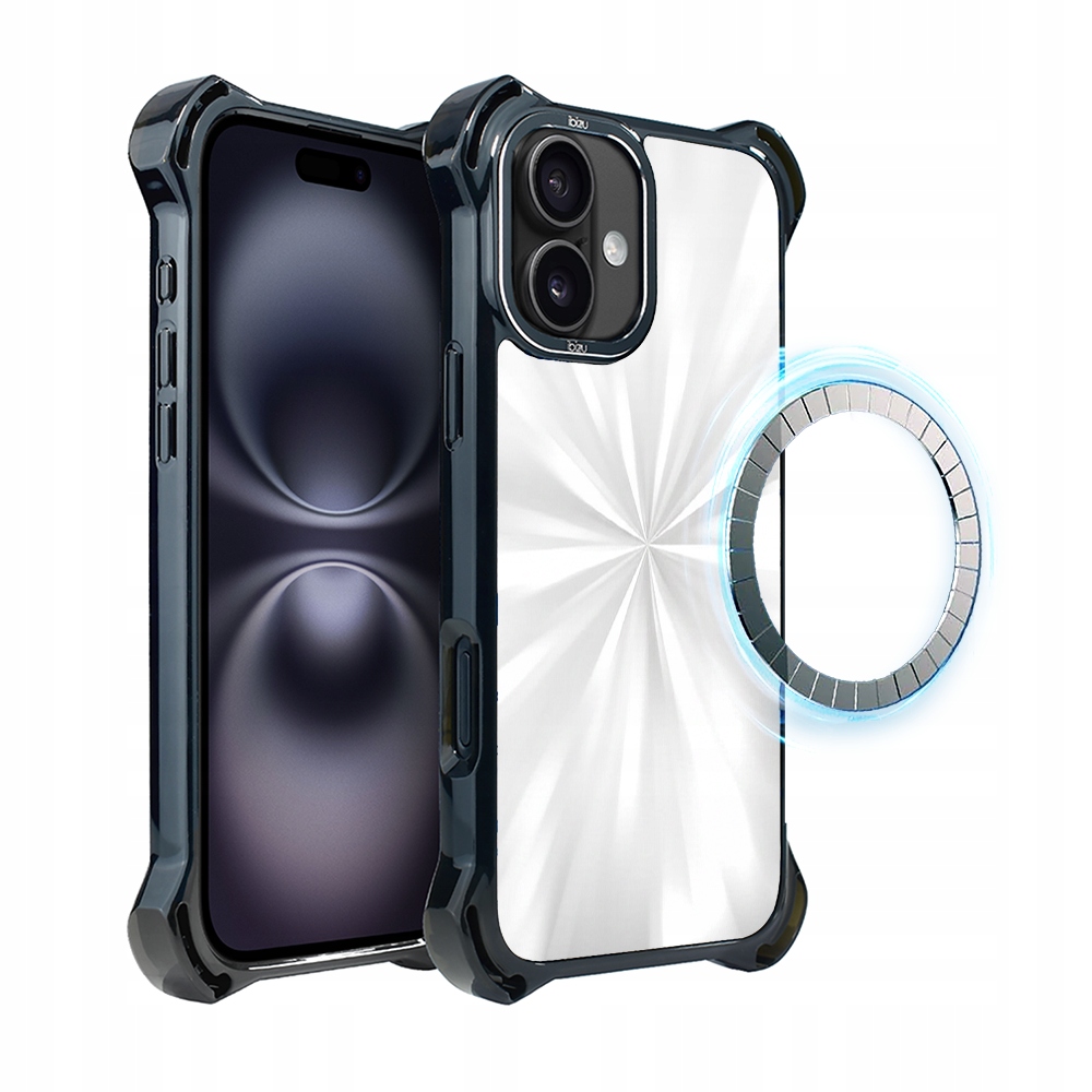 Pouzdro pro iPhone 16 Plus Ibizu DropGuard Ultra s MagSafe, perleťový lesk