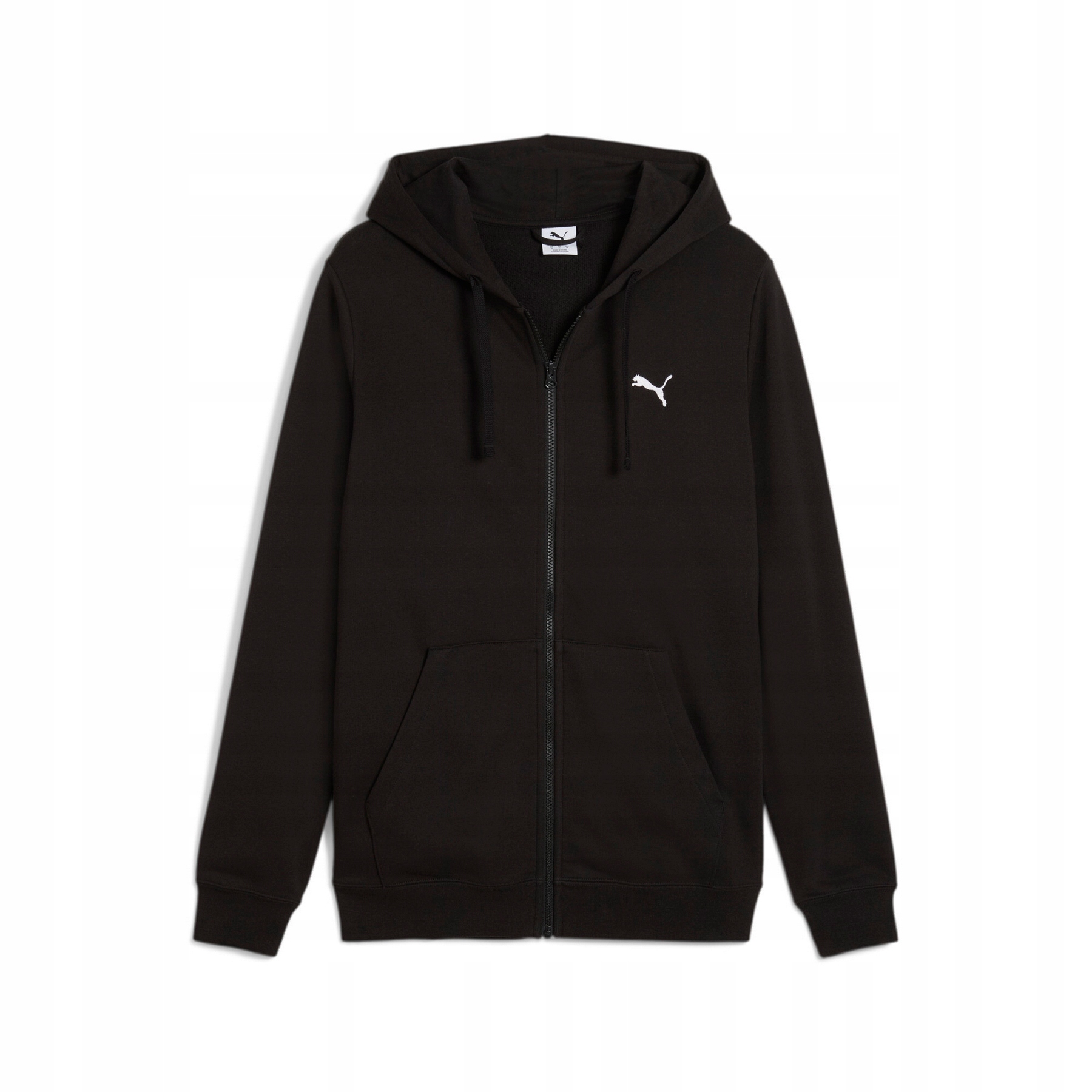 Pánská Mikina Puma na zip S Kapucí Černá Sportovní tepláková 682592 01 vel. M