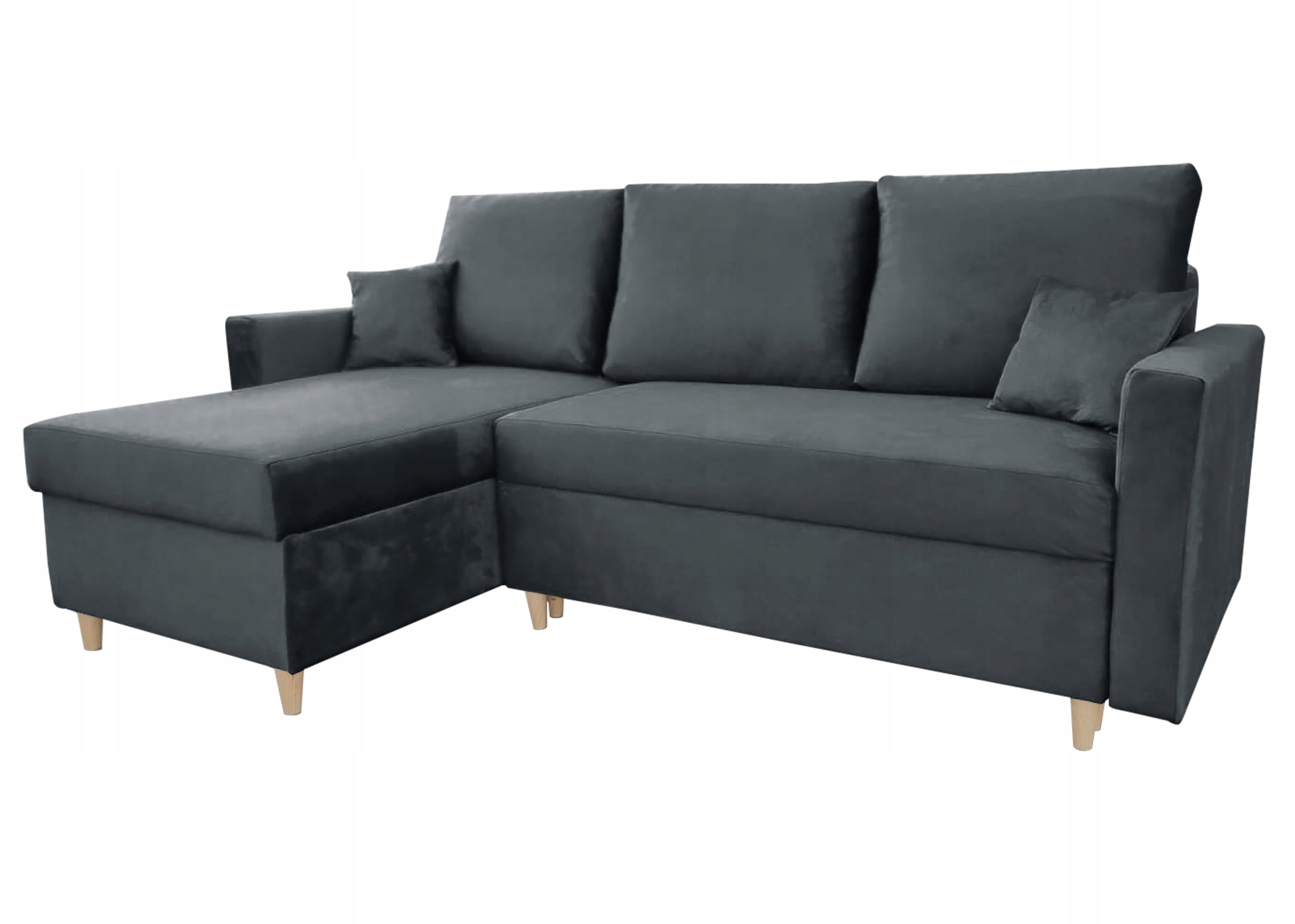 Narożnik MON rozkładany z funkcją spania rogówka