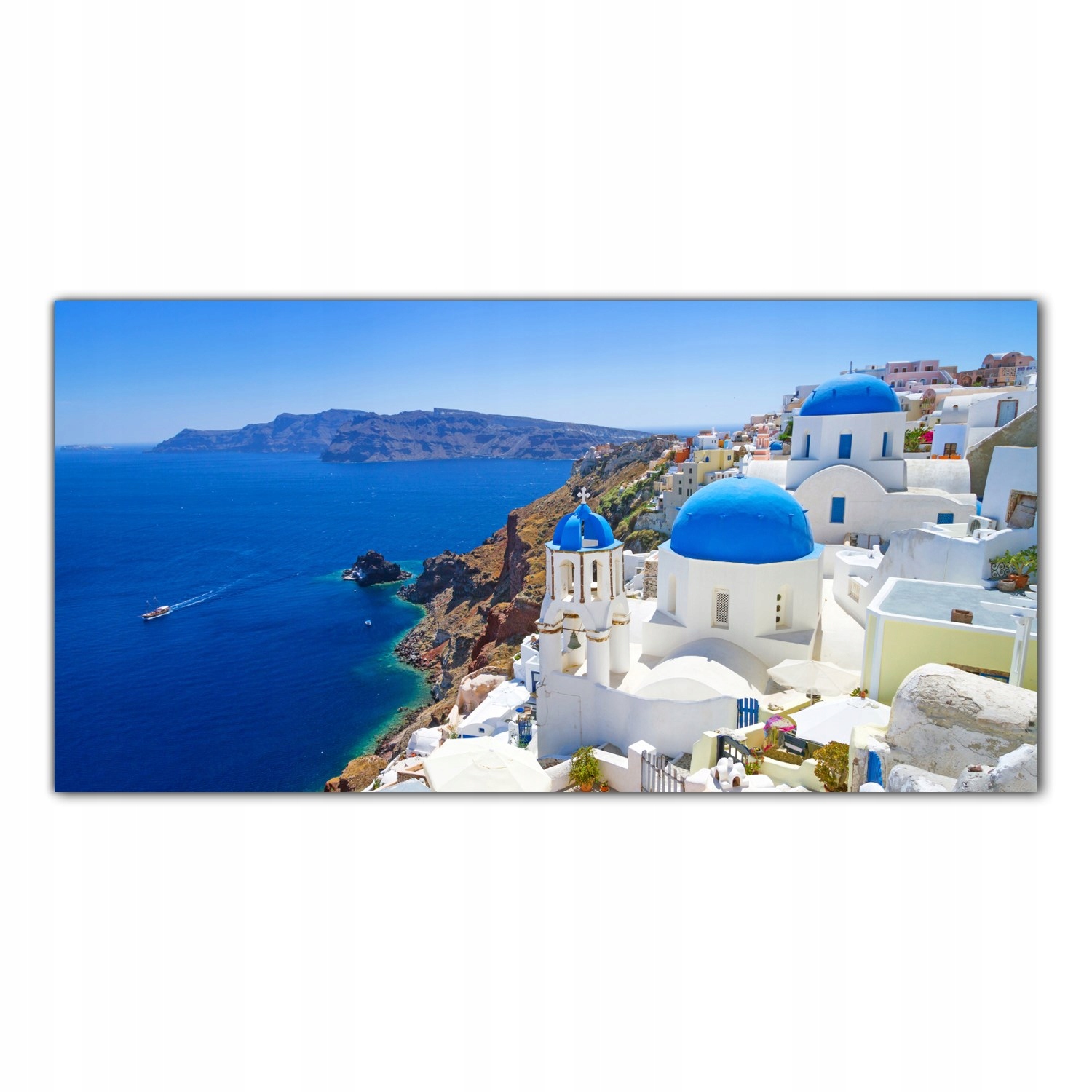 

Obraz na szkle Foto Santorini Architektura 120x60
