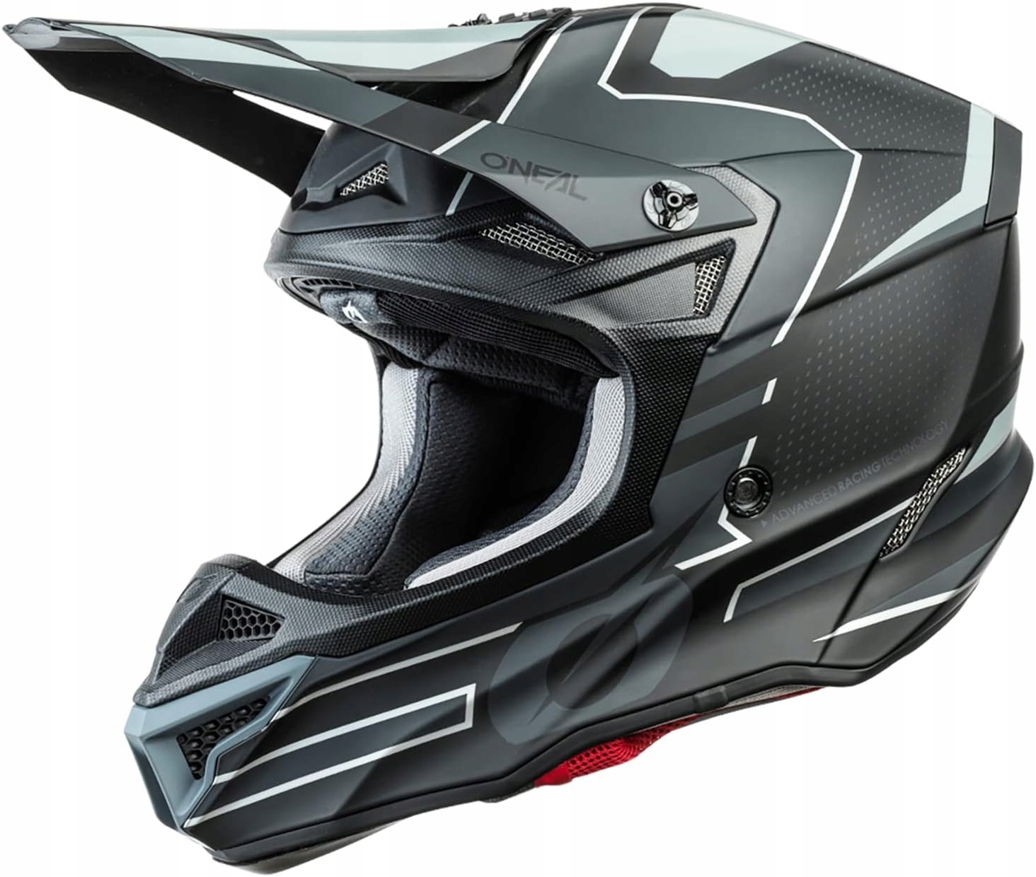 Motokrosová Prilba O'neal 5SRS Sleek Čierno-šedá XXL Ece Enduro Cross