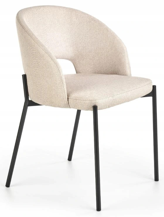 

Stylowe krzesło K373 salon, jadalnia, beż