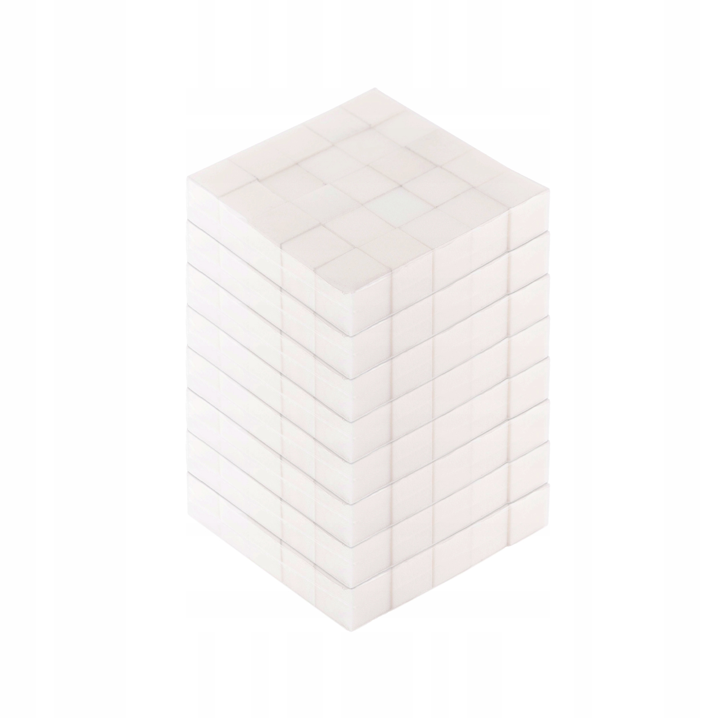 Polerka do Paznokci Mini Kostka Biała 100/100 Blok Polerski Buffer