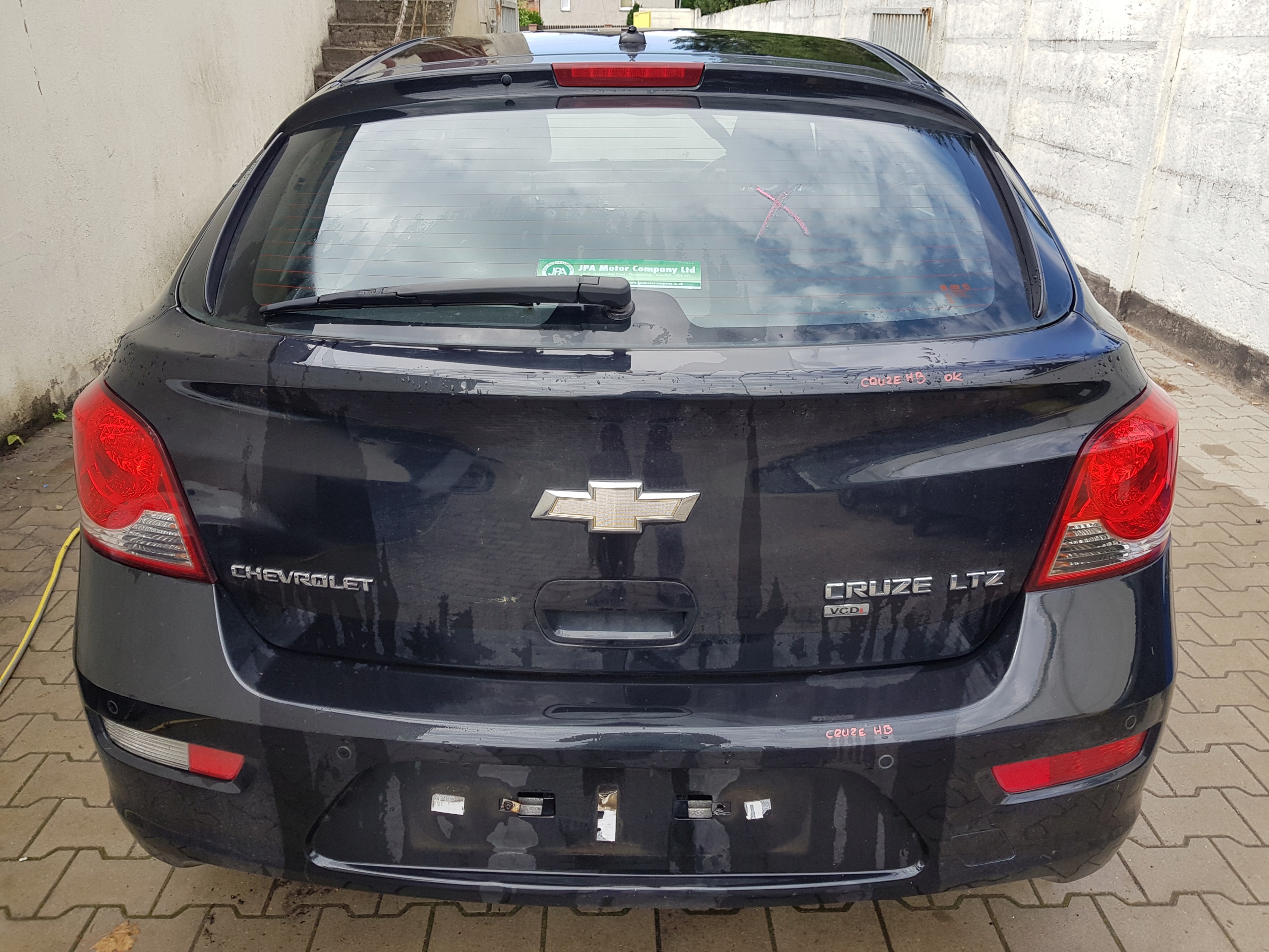 CHEVROLET CRUZE HB LONGHERONE parafango Destra posteriore 09