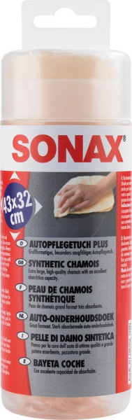 SONAX синтетическая замша для сушки лака 43X32