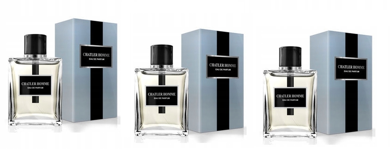 Chatler Homme 3x100ml Edp pro muže
