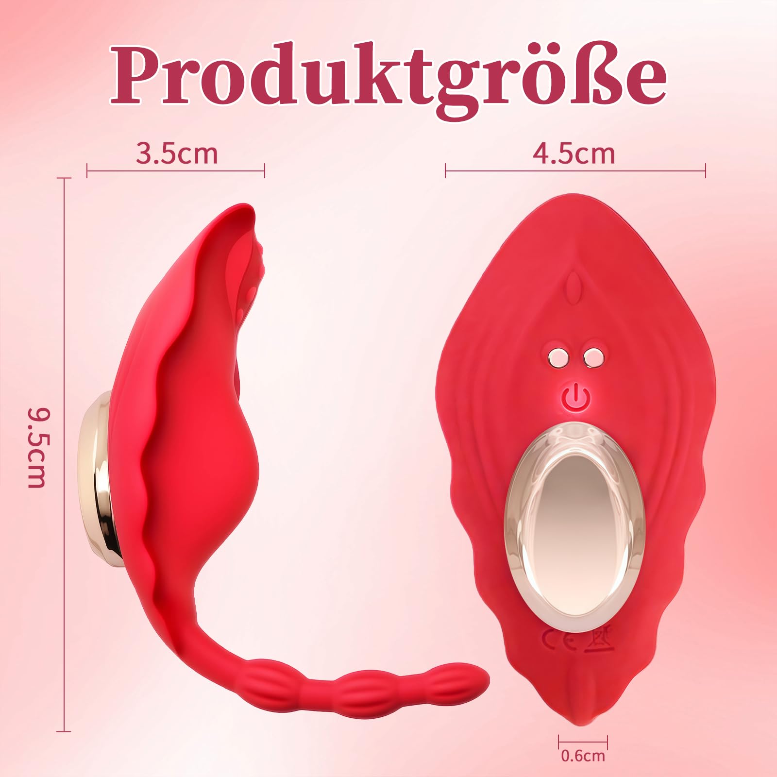 BUTTERFLY Wibrator 3w1 Zdalnie Sterowany Aplikacją — miniatura 5