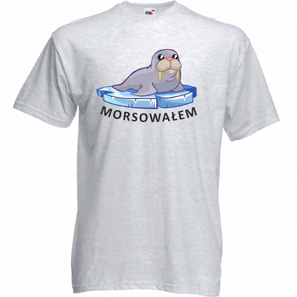 

Koszulka morsowałem morsy morsowanie XL ash szara