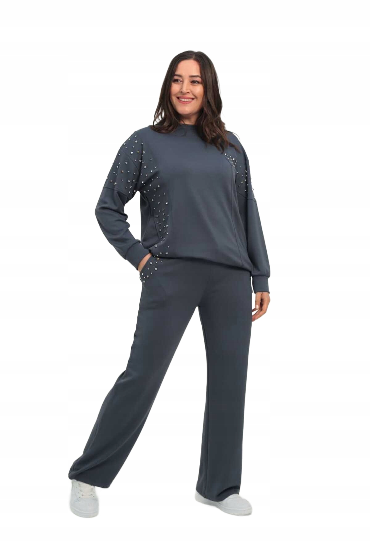 Cafcaf Tepláková Souprava S Cvočky V Tmavě Modré Barvě L Opa