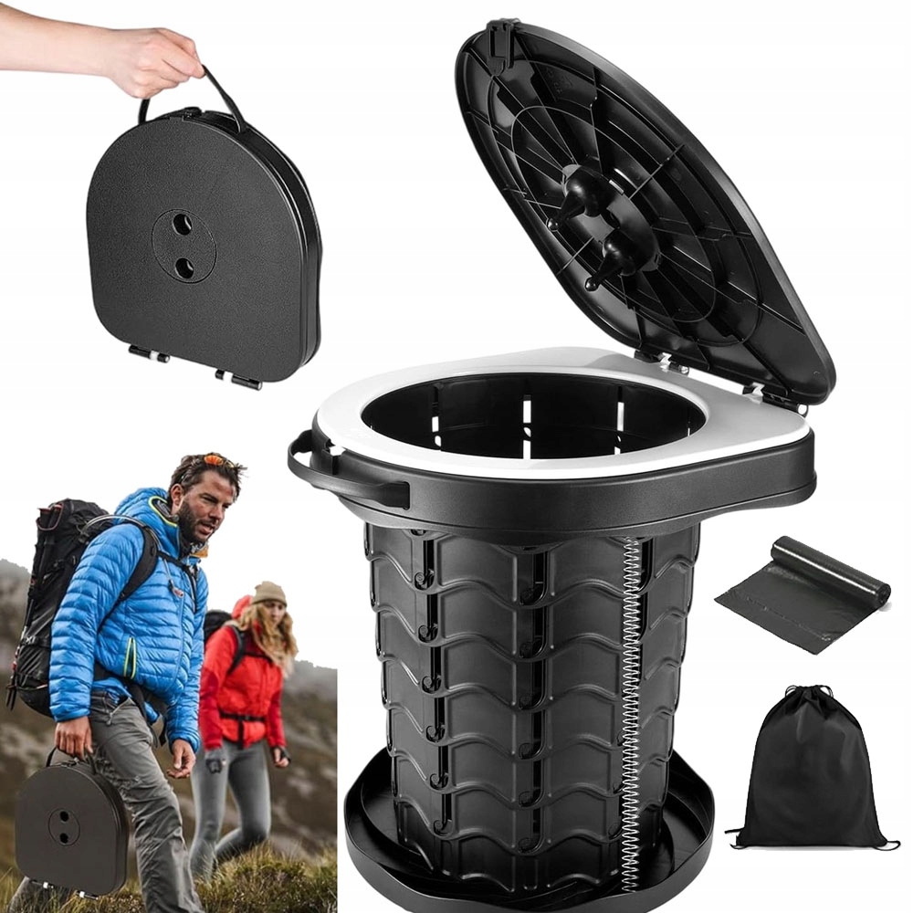 Turistická Toaleta Skládací Přenosné Sáčky Obal Na Pozemek A Kempování