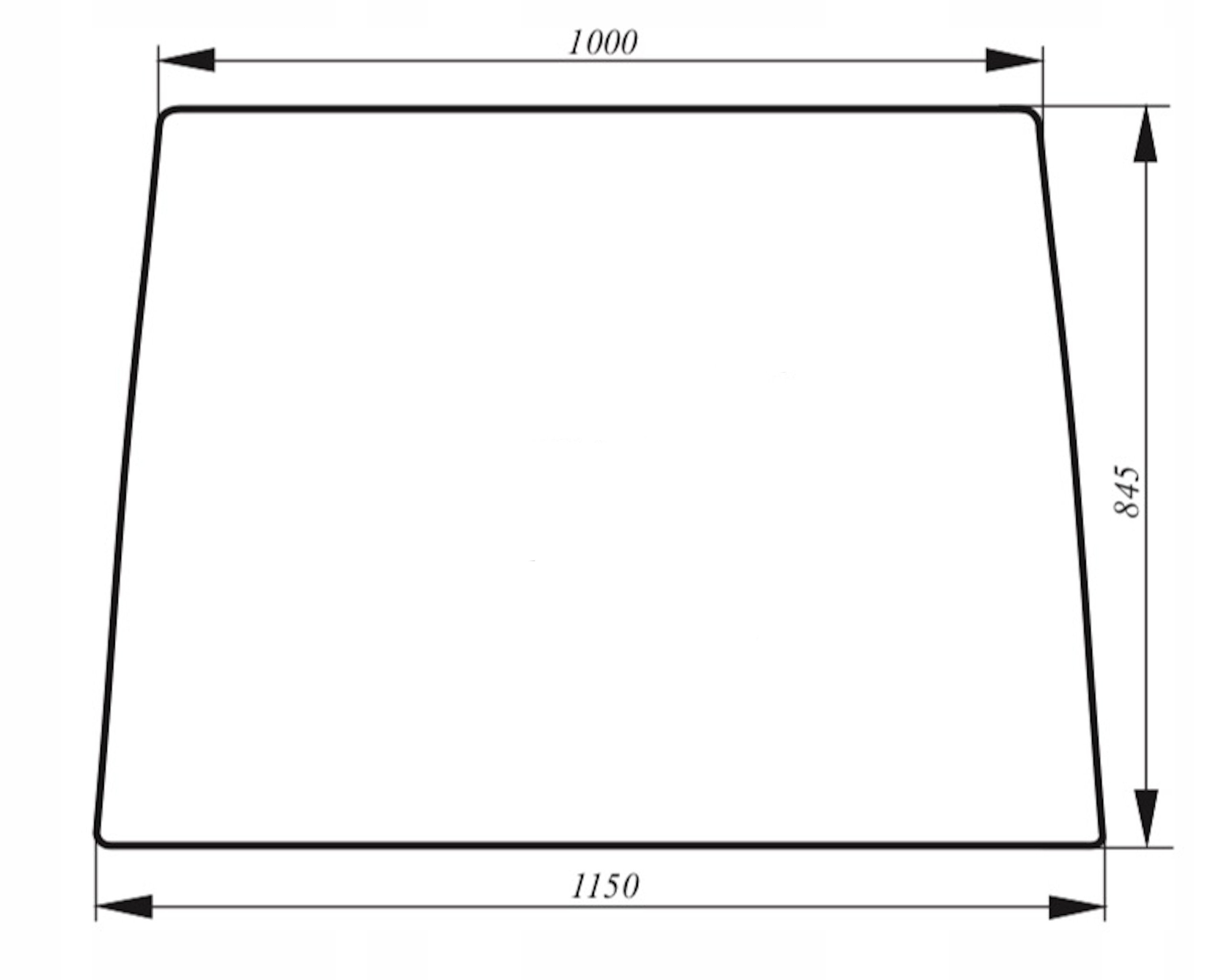sklo Case Fiat Ford New Holland přední 82002183