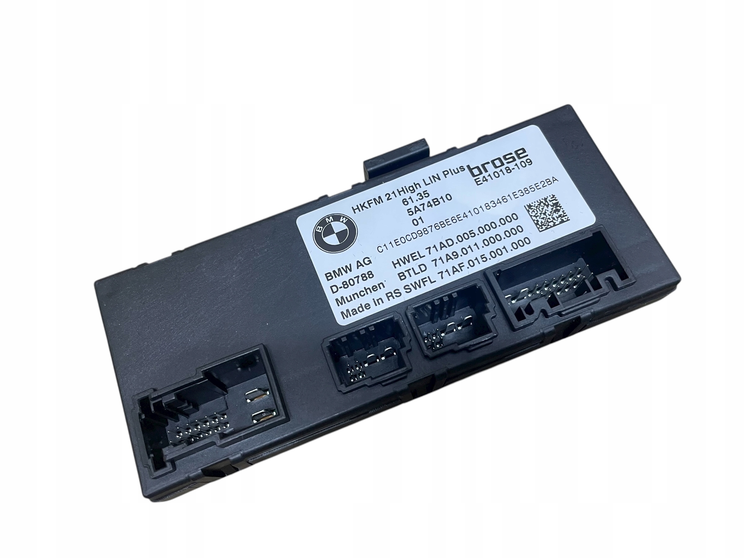 module control unit bonnet boot BMW X5 G05 LCI