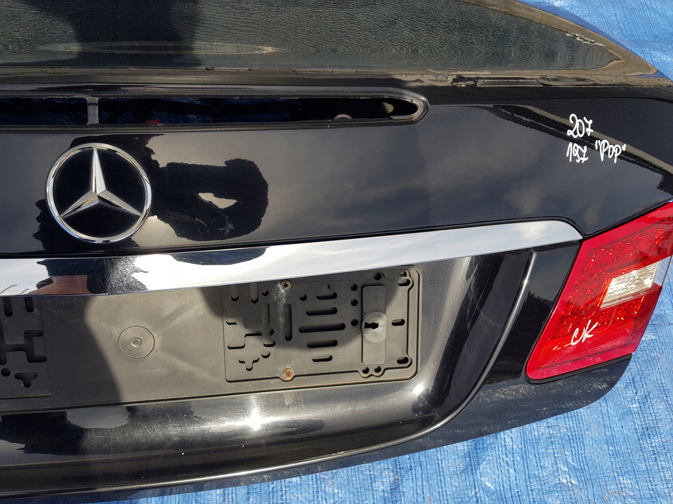 trunk door boot MERCEDES C207 W207 C197 197 COUPE