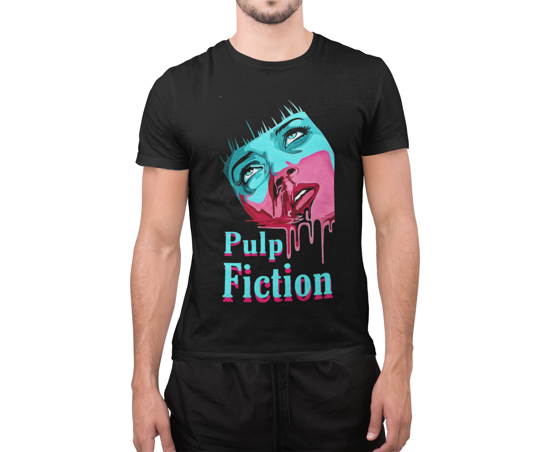 

Koszulka T-shirt Z Nadrukiem Pulp Fiction S