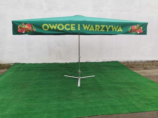 PARASOL HANDLOWY 2 x 2 z nadrukiem BEZ PODSTAWY