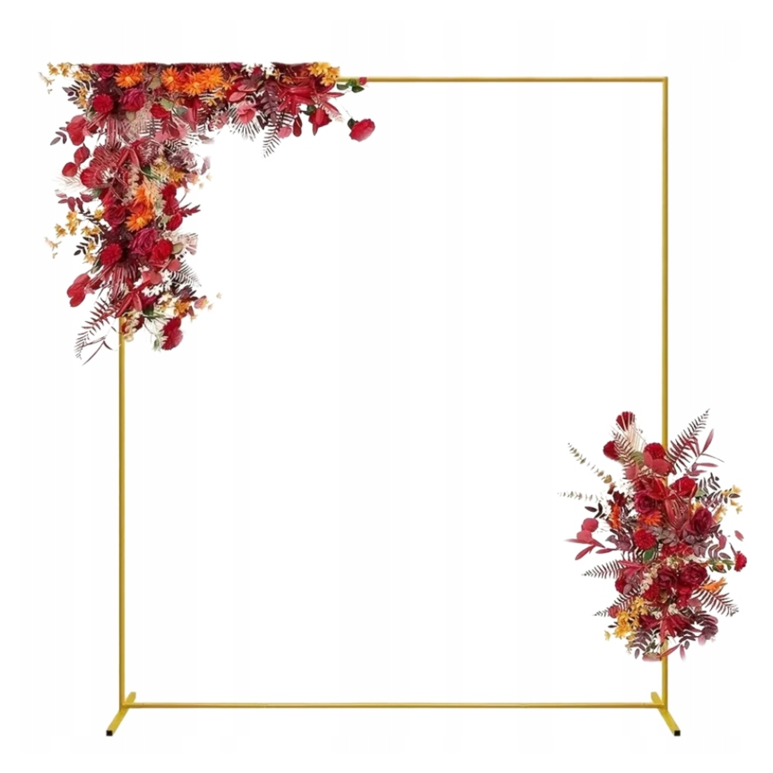 Zlatý Čtverec Balónový Stojan Balónový Rám Kovová Svatba Párty 2,0 m ZK06