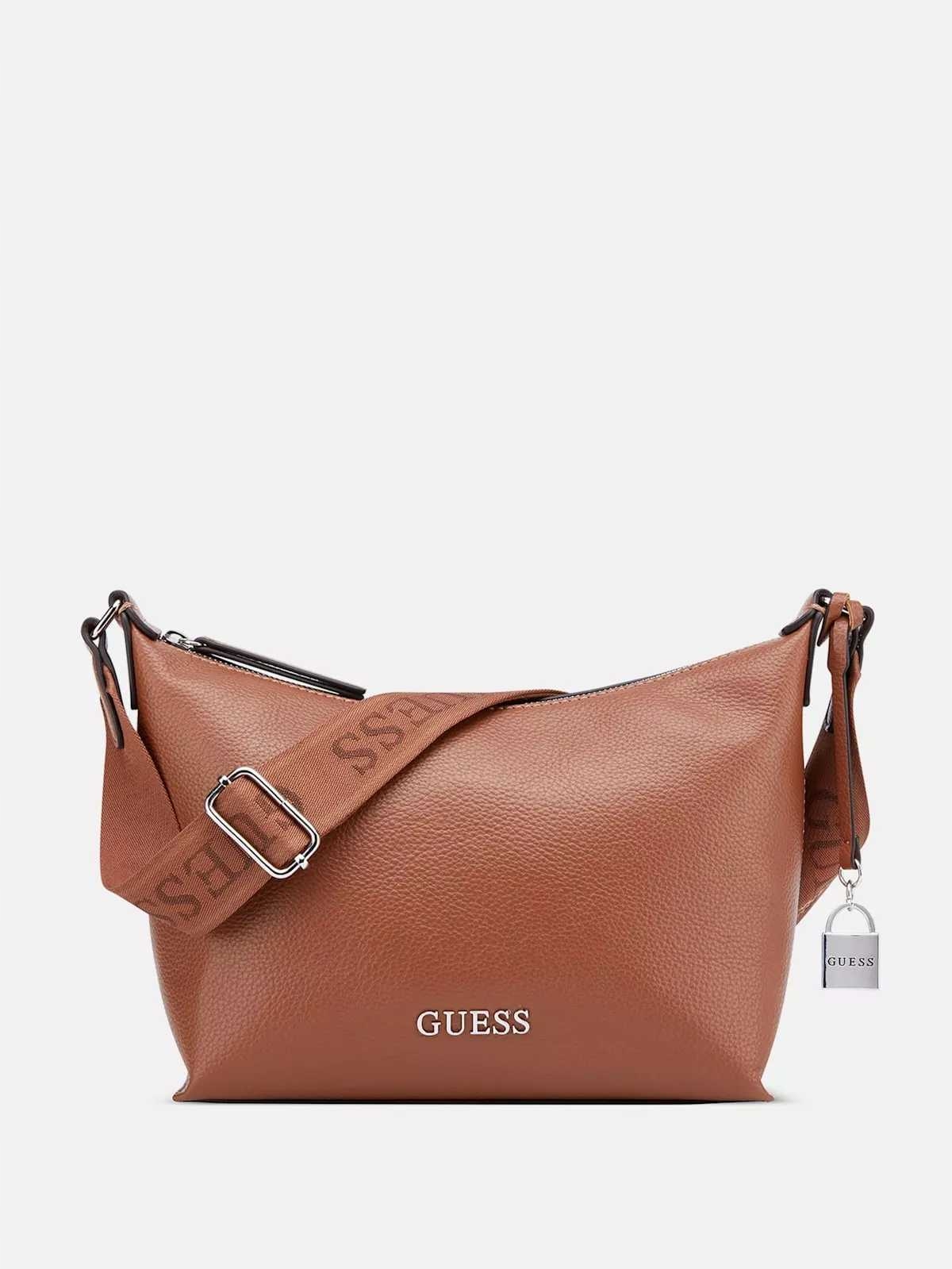 Guess dámská kabelka Maleena hnědá