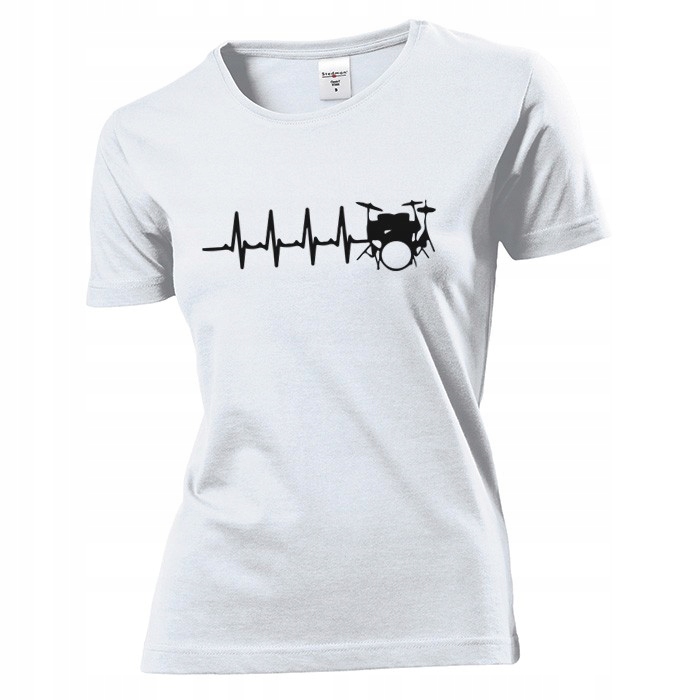 

Koszulka damska Linia życia Ekg perkusja L