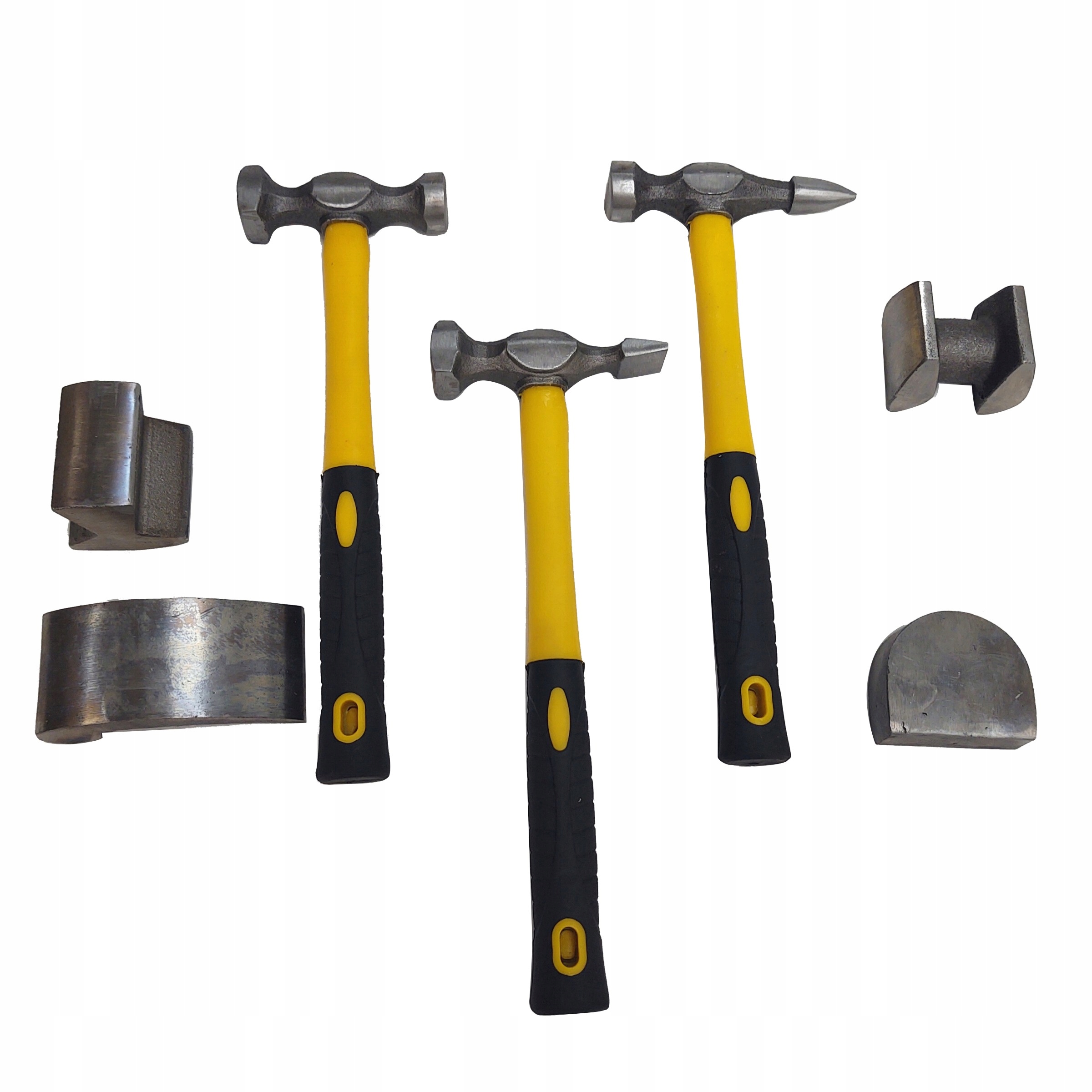 Zestaw narzędzi blacharskich 7el. młotek kowadło Marka Magma