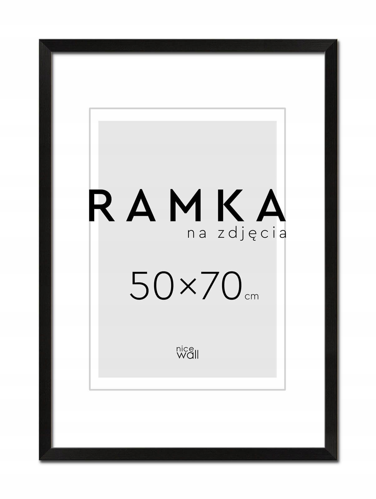 

Rama na zdjęcia 50x70 cm 70x50 cm Czarna