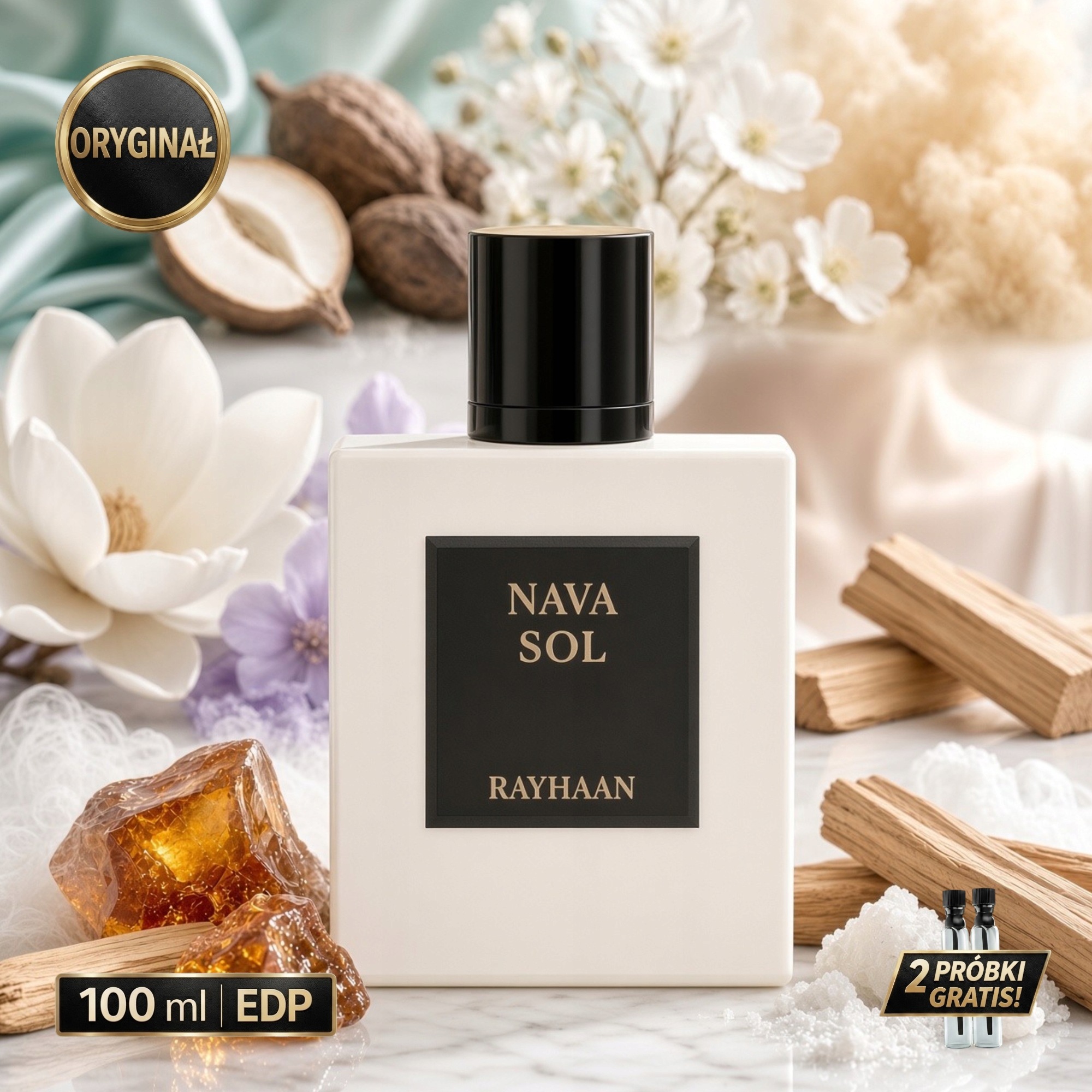 Parfém Rayhaan Nava Sol 100 ml 2 vzorky Dárek