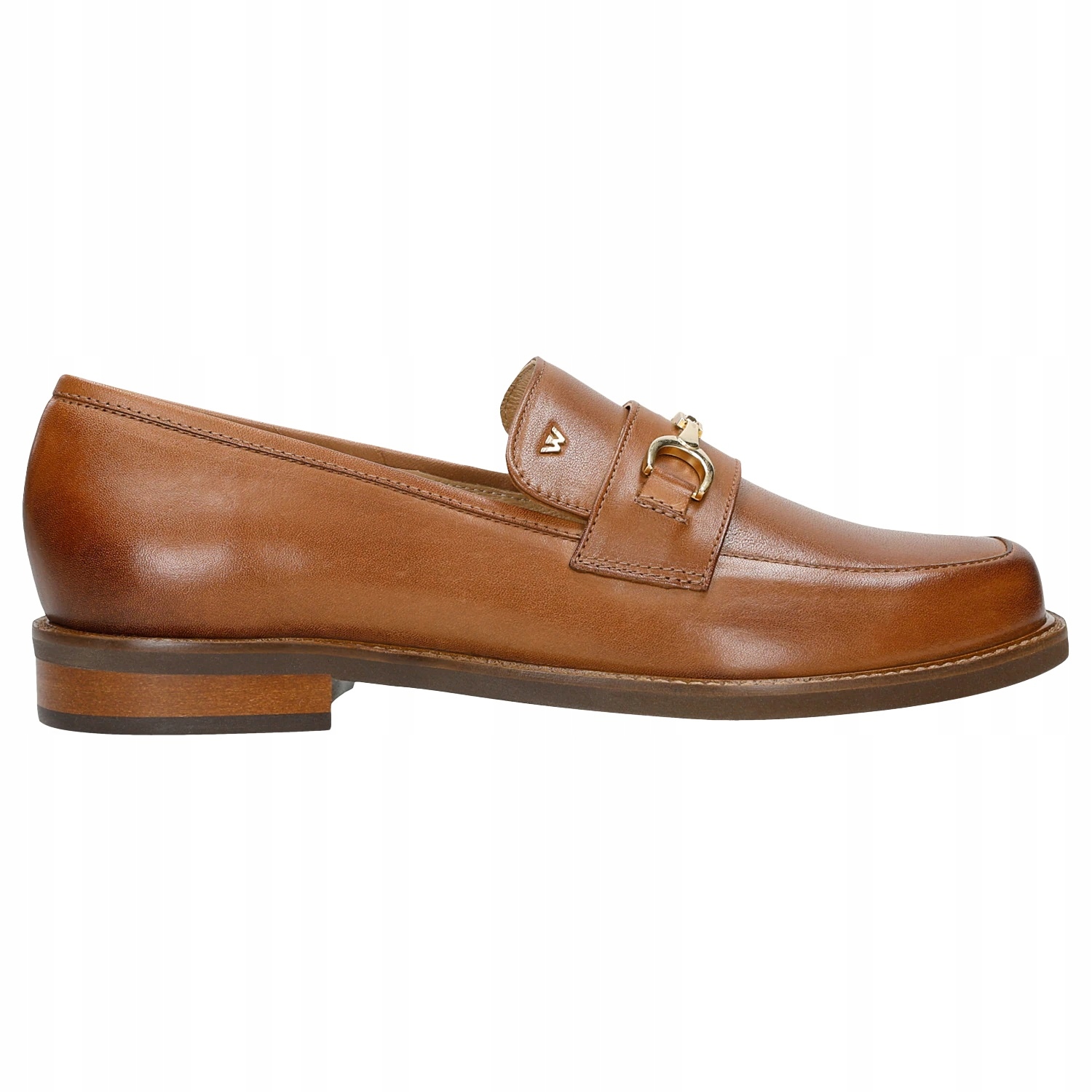 Boty Wojas Dámské polobotky mokasíny světle hnědé, velikost 39