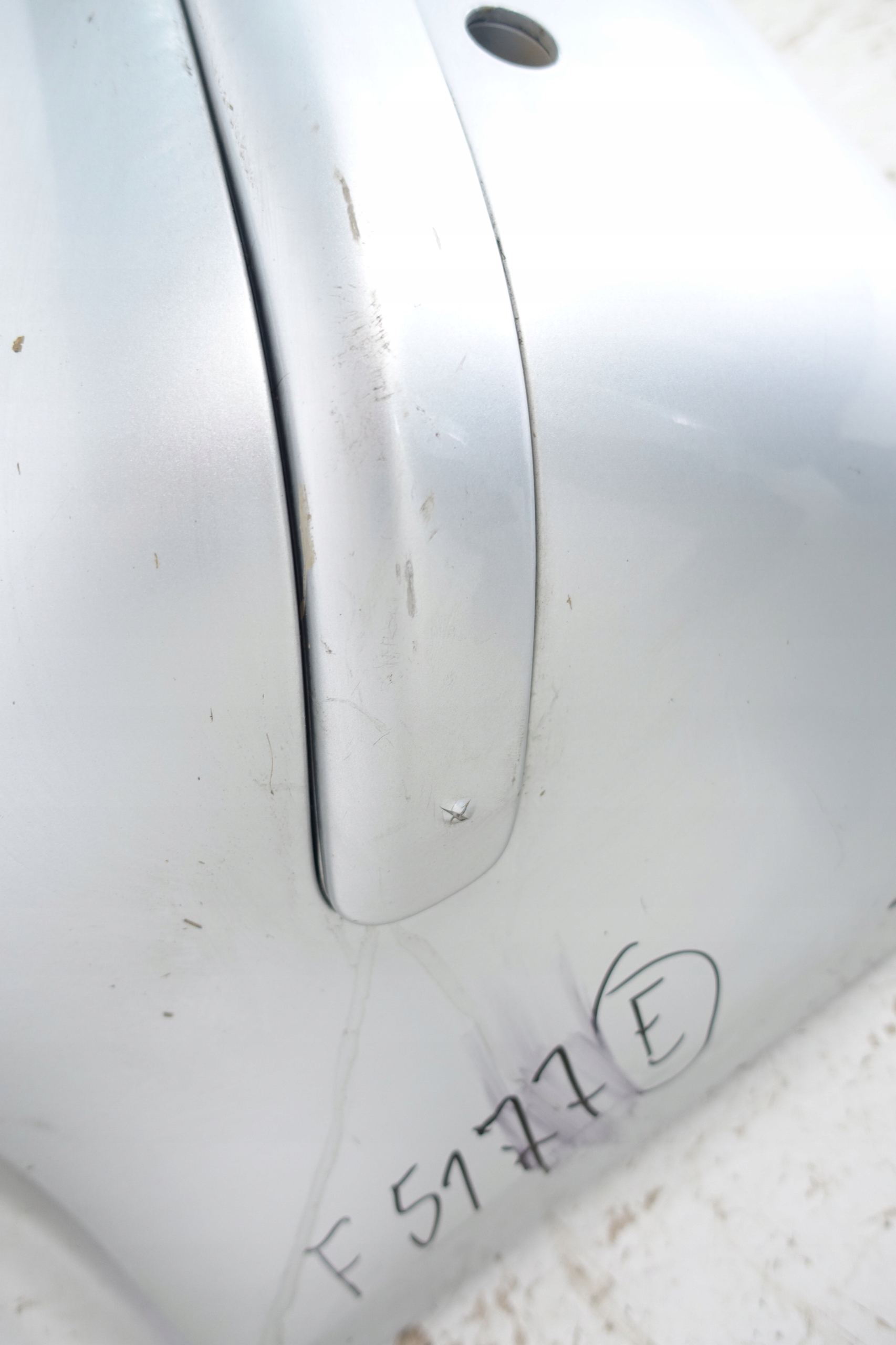 VW POLO IV 2001- bumper rear part rear 6Q6807421