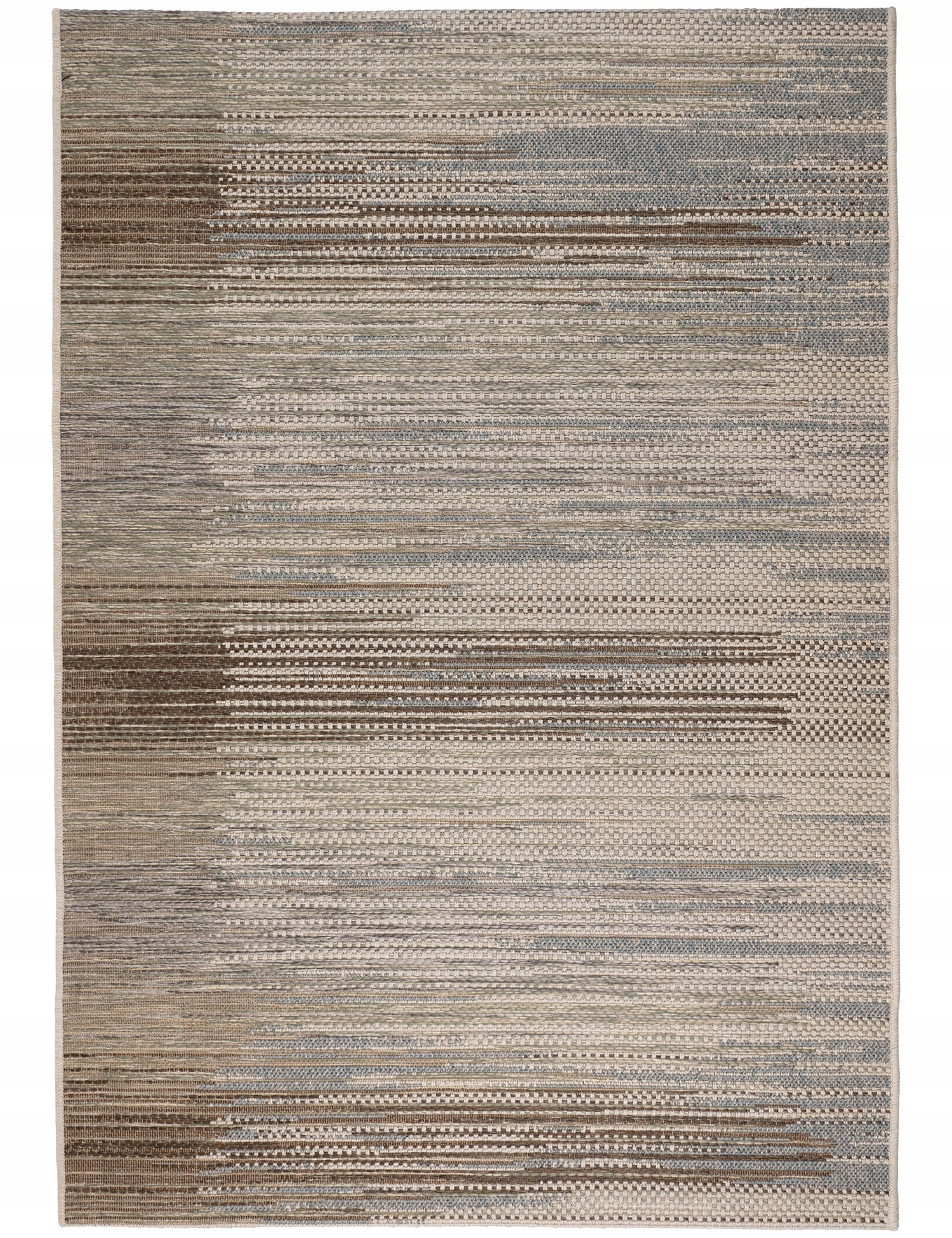 Koberec plochý tkaný Kemet 160x230 cm Pruhy Béžová