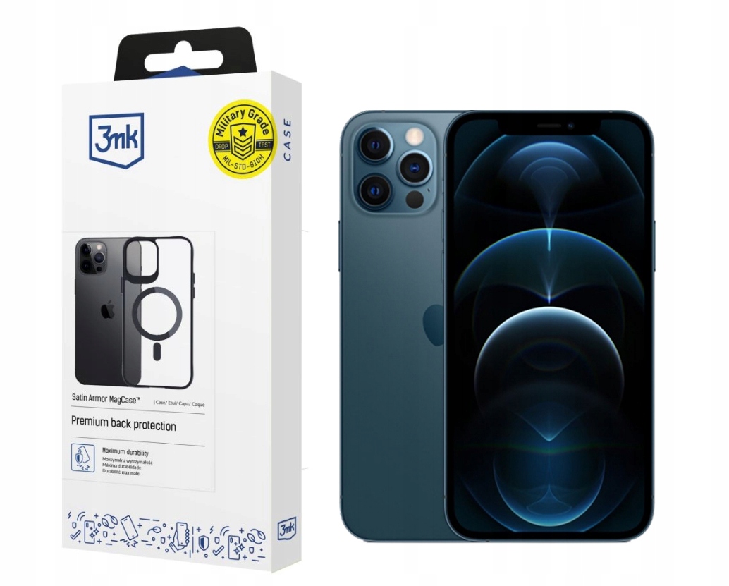 Etui Satin Armor MagCase 3MK do iPhone 12 12 Pro 6,1"