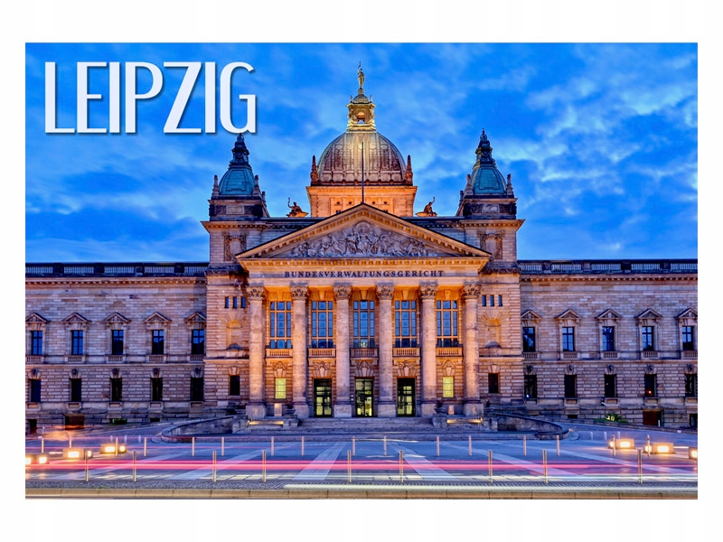 

Lipsk Gmach Budynek Magnes na lodówkę