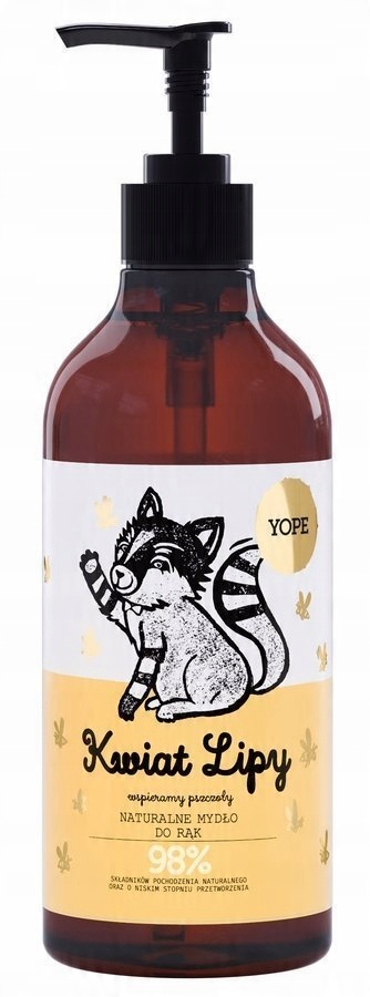 

Yope Naturalne Mydło w Płynie Kwiat Lipy 500ml