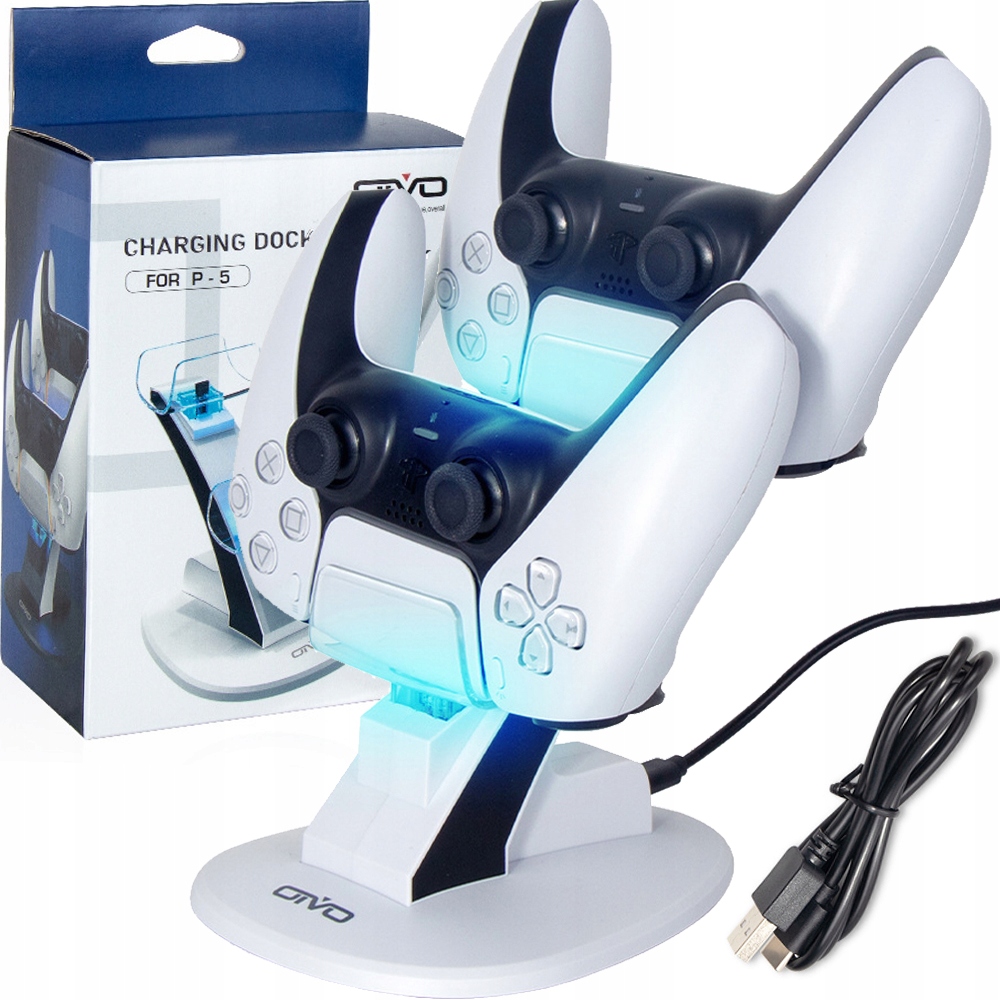 

Ładowarka Stacja Dokująca Ładująca Do 2x Pad PS5 2