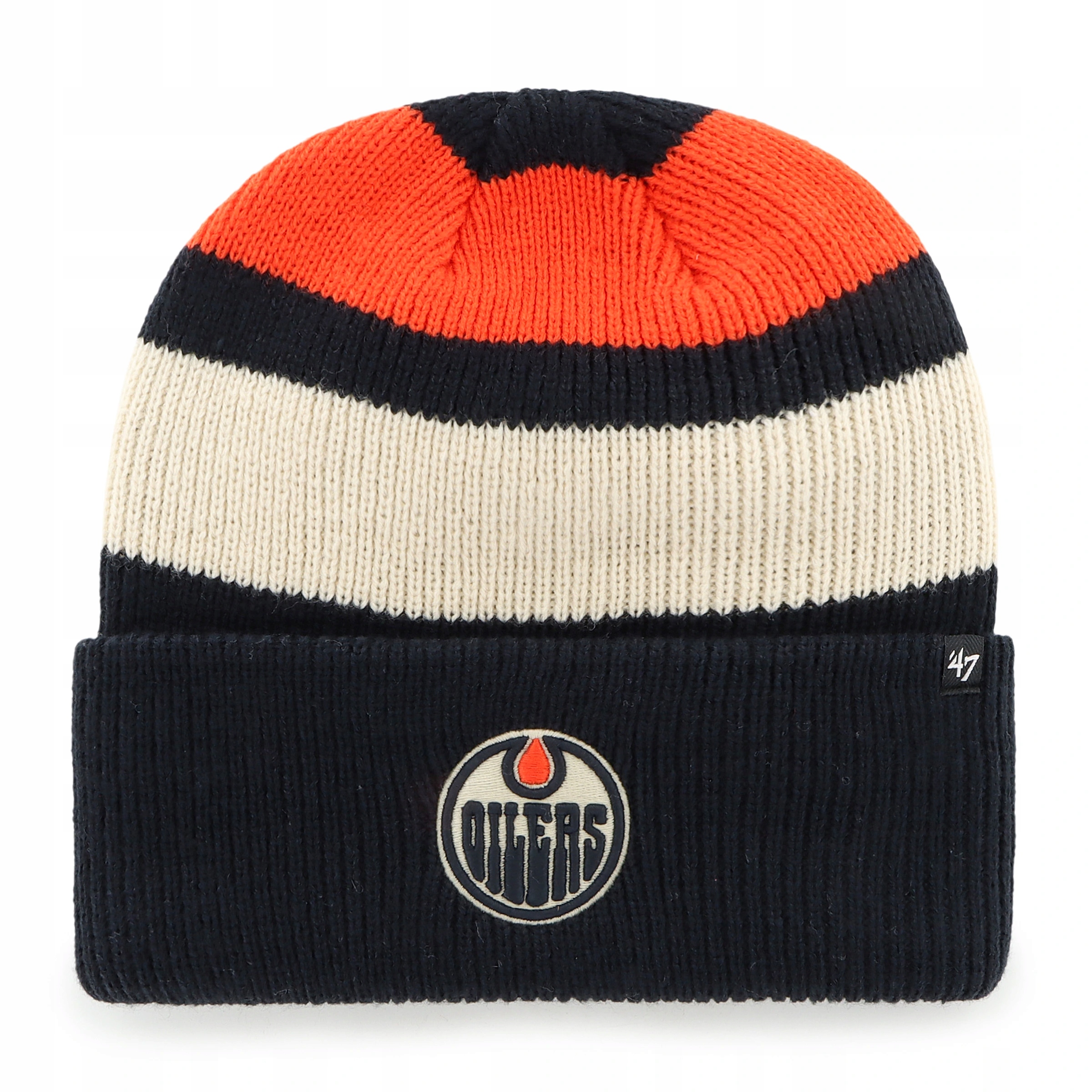 Pánská zimní čepice Edmonton Oilers Nhl Clubhouse Jennings '47 Cuff Knit