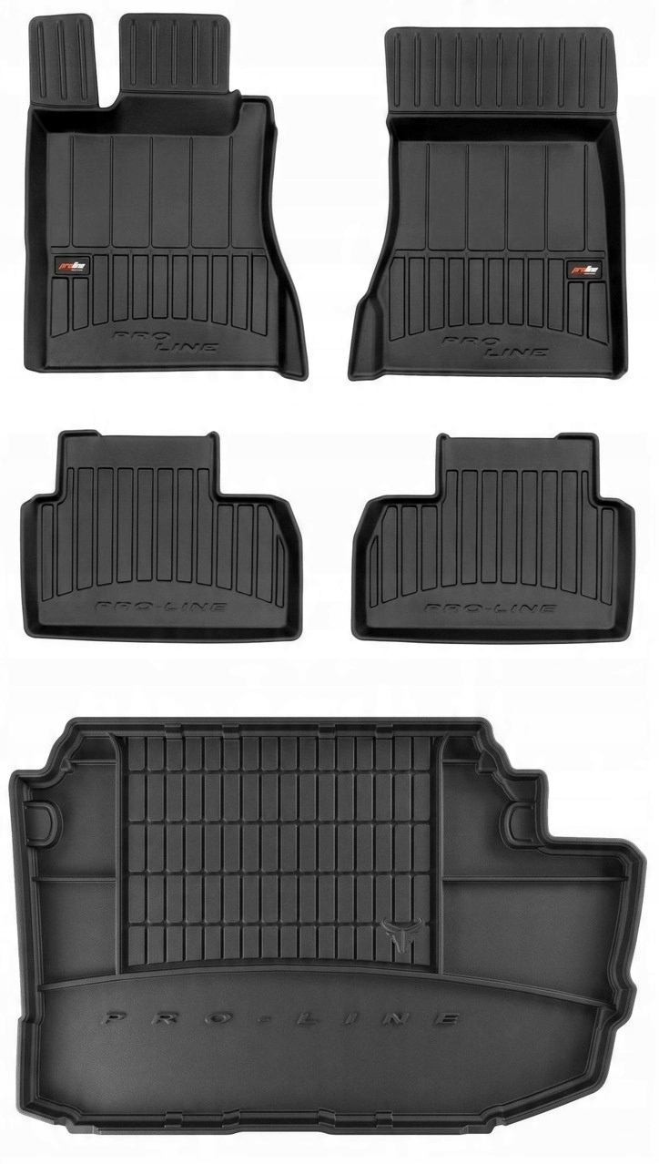 Sada 3D gumových koberců pro Mercedes W220 Sedan 1998-2005