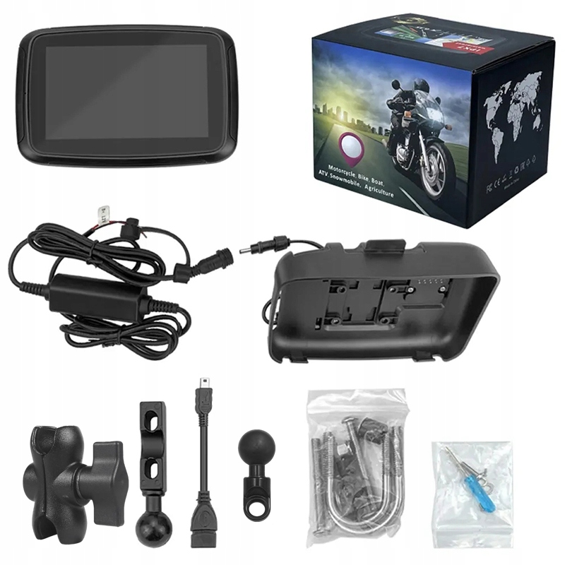 NAWIGACJA MOTOCYKLOWA GPS Z CAR PLAY, ANDROID AUTO Numer katalogowy producenta GPS C5