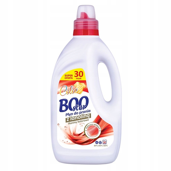 

Płyn Do Prania Booster z lanoliną 1,5L kolor