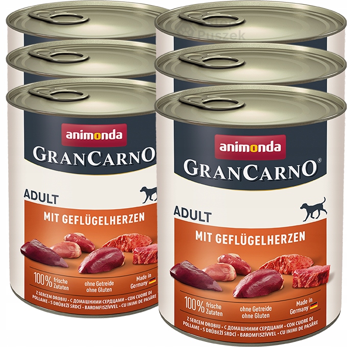 Levně Animonda Pies GranCarno Adult Set 6x800g Driobiové srdce