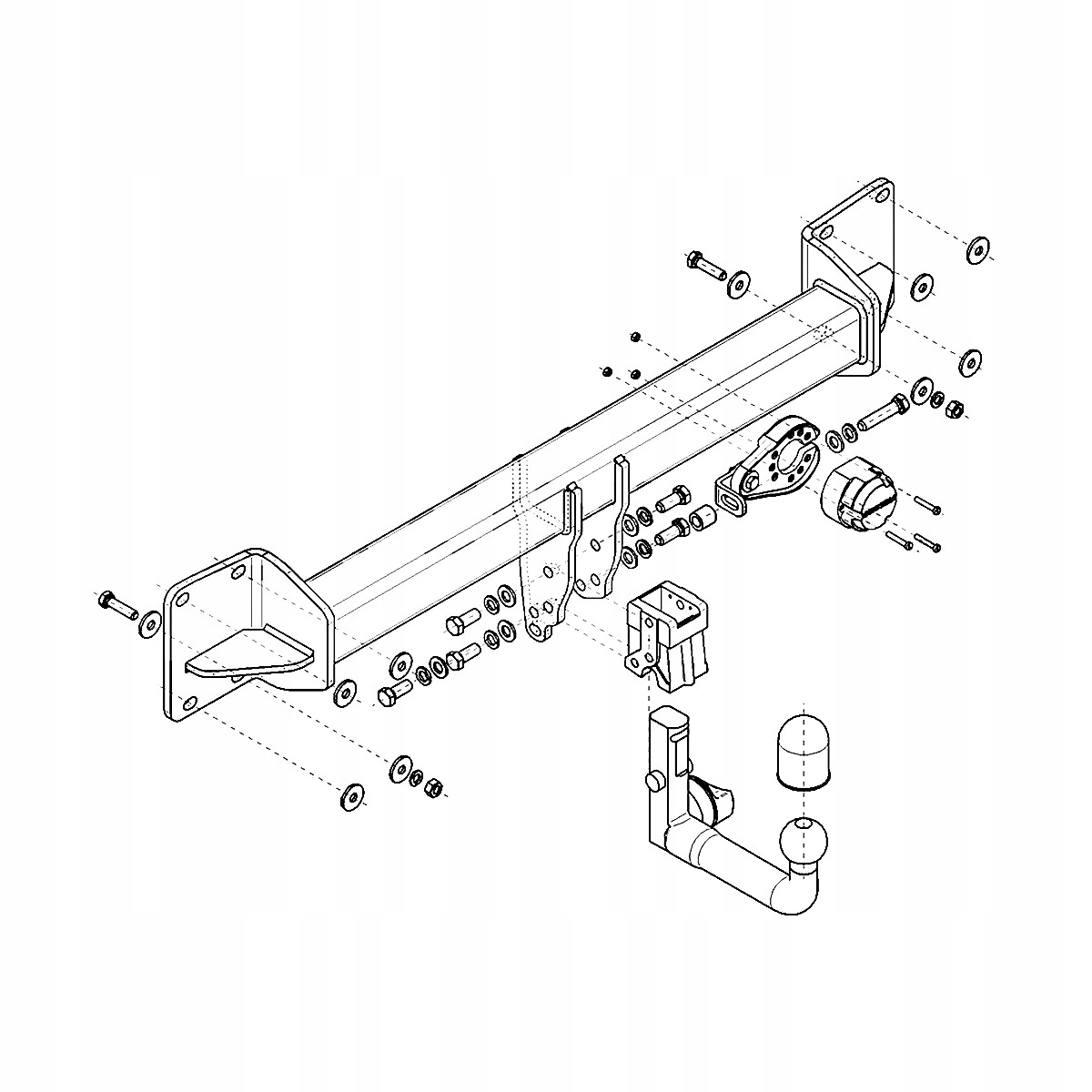 Hak holowniczy Wypinany do Volvo XC60 II 2 SUV od 17 MODUŁ 13 PIN GRATIS Producent Steinhof